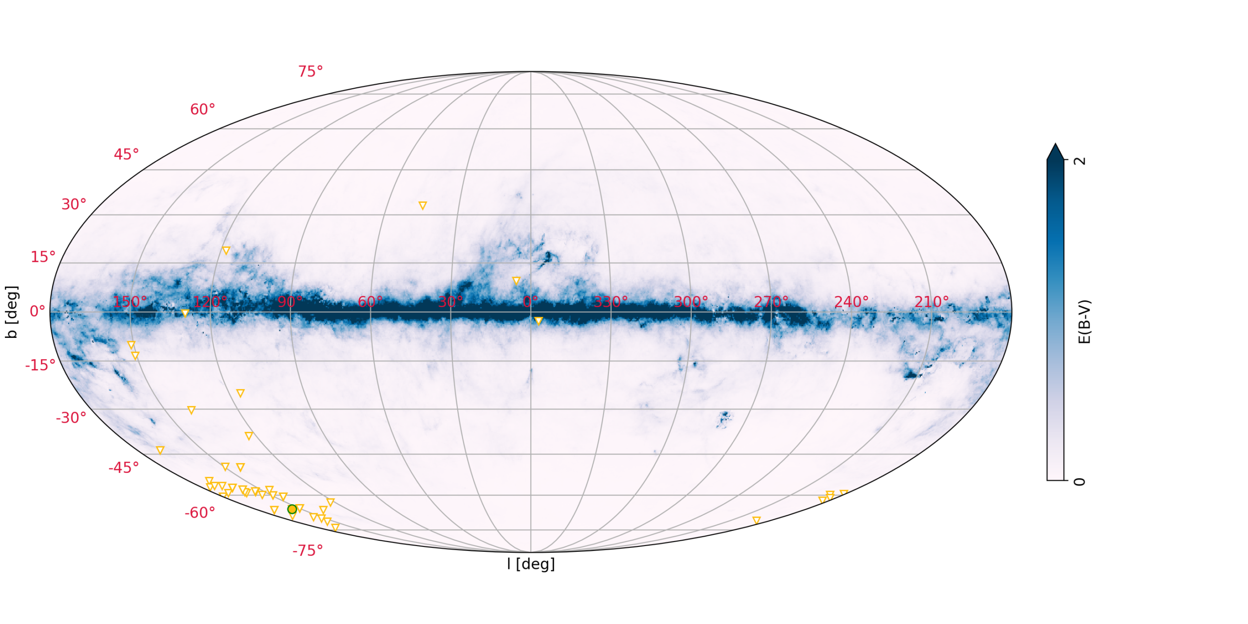 SVOM SkyMap Galactic